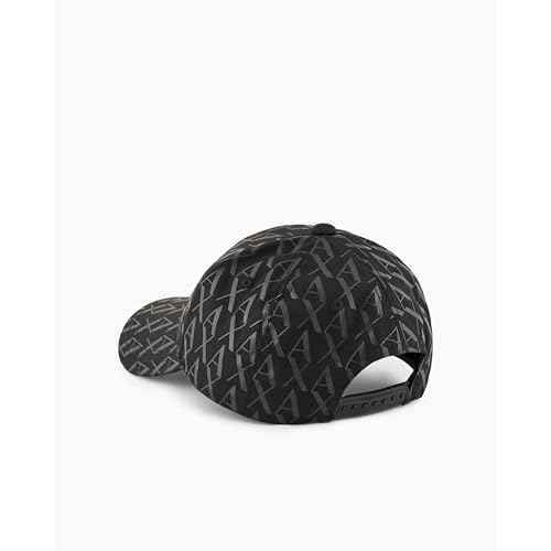 Armani Exchange Men's All Over Logo Baseball Hat