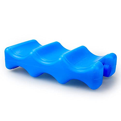 ISUSSER Pack of 3 Reusable Ice Packs for Breastmilk Storage, Bottle Ice Packs for Cool Cooler Bag, Breakfast, Lunch, Baby ...
