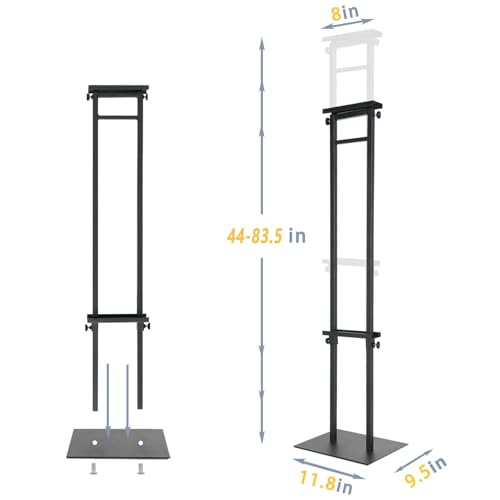 STANDNEE Poster Stand Heavy Duty Poster Board Stand, Double-Sided Poster Sign Stand Up to 83 inches, Adjustable Poster Hol...
