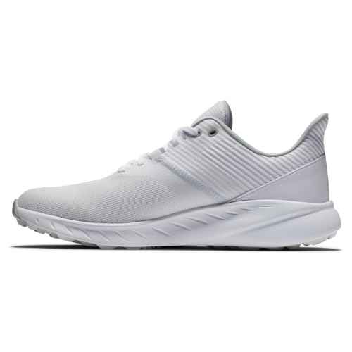 FootJoy Men's FJ Flex Previous Season Style Golf Shoe, White, 7.5 Wide