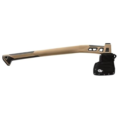 Gerber Gear Bushcraft Axe - Camping Survival Bushcraft Axe with Sheath - Features Hammerhead & Water-Resistant Compartments - Made in USA - Coyote Brown