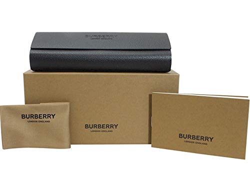 BURBERRY BE 1282 1001 Black Palladium Metal Semi-Rimless Eyeglasses 55mm…