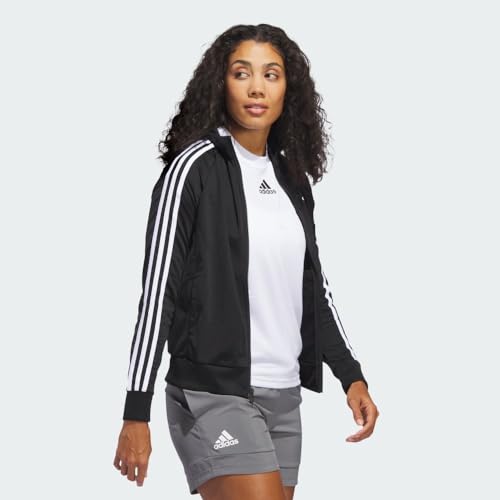 adidas Women's Essentials Warm-Up Slim 3-Stripes Track Jacket