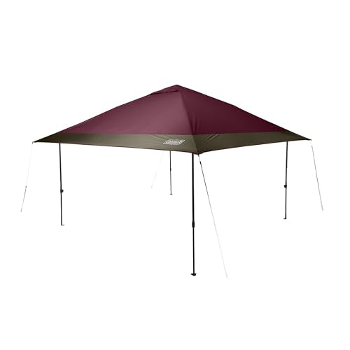 Coleman Oasis Instant Pop-Up Canopy Tent with Side Wall Attachment, Portable Shelter with Easy Setup & Takedown, Wheeled C...