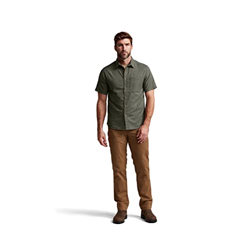 SITKA Gear Men's Everyday Ambary Short Sleeve Button Down Shirt