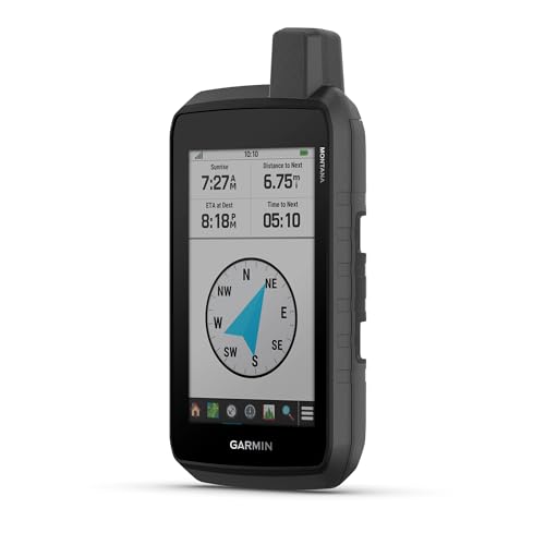 Garmin Montana® 710, Rugged GPS Handheld Navigator with Large 5-inch Glove-Friendly Touchscreen, Satellite Imagery and Map...