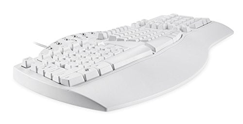 Perixx PERIBOARD-512W Periboard-512 Ergonomic Split Keyboard - Natural Ergonomic Design - White - Bulky Size 19.09"X9.29"X...