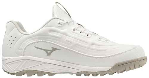 Mizuno Men's Ambition 3 BB Low AS Baseball Cleats, White, 8.5