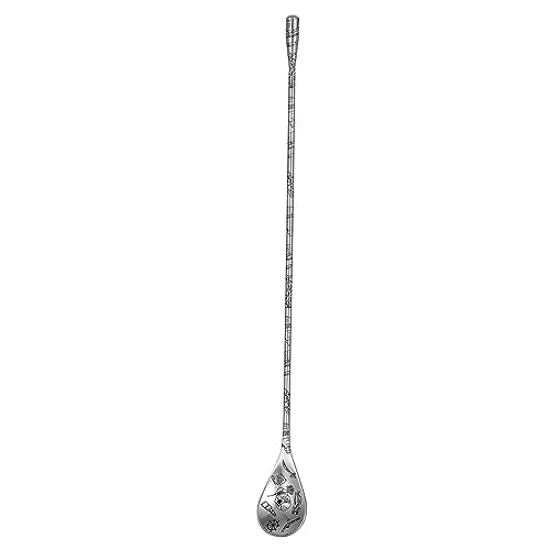 Cocktail Shaker Set - 5-Piece Bar Accessories Kit w/Weighted Boston Shaker, Strainer, Jigger, Mixing Spoon with Etched Sku...