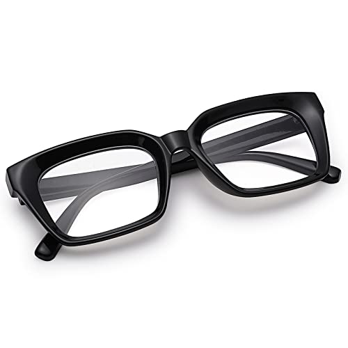 COASION Blue Light Blocking Eyeglasses Classic Thick Square Rim Frame Eyewear for Women Men