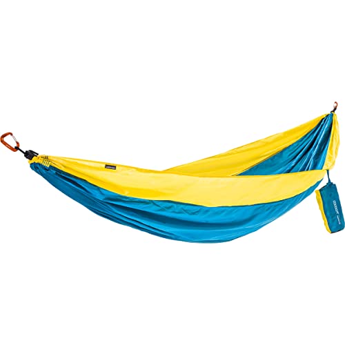 COCOON Premium Camping Hammock, Ultralight, Camping Essentials, Attached Carry Bag (Double 112" x 75" - Sunshine Yellow)