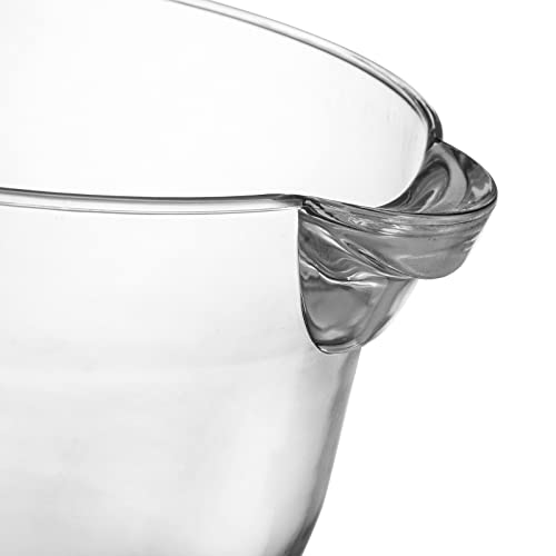 Dicunoy Ice Bucket, 4 Liter Plastic Champagne Bucket Chiller, Thick Clear Beverage Tubs with Handle, Thick Wine Cooler Buc...