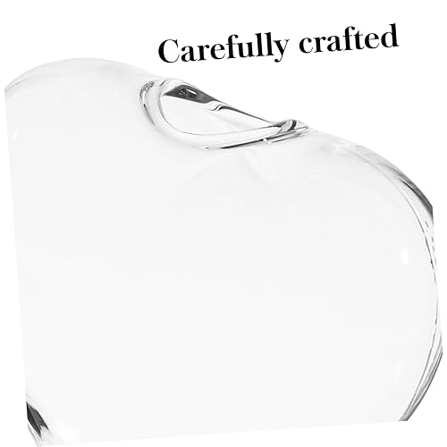 CIYODO Heart Shaped Cocktail Goblets for Wedding Party Exquisite Glass Drinkware for Bar Supply Celebration Glasses for Sp...