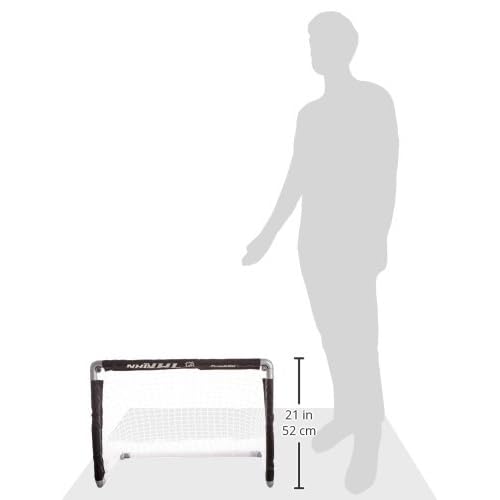 Franklin Sports NHL Kids Mini Hockey Goal Set - (2) Mini + Knee Hockey Goals, (4) Youth Sticks, (2) Goalie Sticks + (4) Foam Balls - Knee + Mini Hockey Set