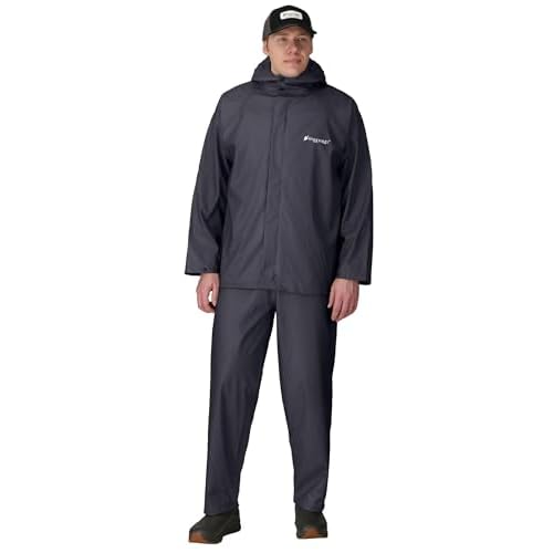 FROGG TOGGS Men's Waypoint Angler Waterproof, Durable Jacket with 4-Way Stretch