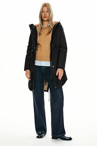 Orolay Women's Thicken Fleece Lined Parka Winter Coat Hooded Jacket with Pockets
