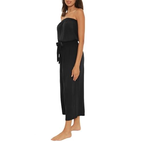 BECCA Ponza Jumpsuit, Crinkled, Beach Cover Ups for Women