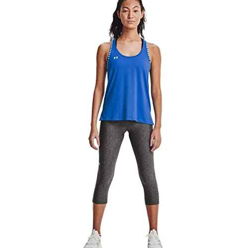 Under Armour Women's HeatGear Mid No-Slip Waistband Pocketed Capri