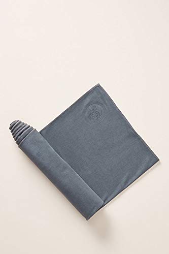 Shandali Hot Yoga Towel - Suede - 100% Microfiber, Super Absorbent, Bikram Yoga Mat Towel - Exercise, Fitness, Pilates, and Yoga Gear - Gray 26.5" x 72"