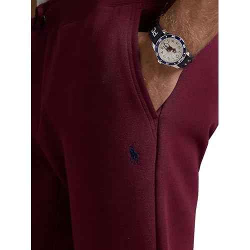 Polo Ralph Lauren Men's Double Kint Jogger Pants (XXL, WineRed)