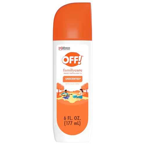 OFF! FamilyCare Insect & Mosquito Repellent Spritz, Unscented Bug spray with Aloe-Vera, 7% Deet, 6 oz (Pack of 12)