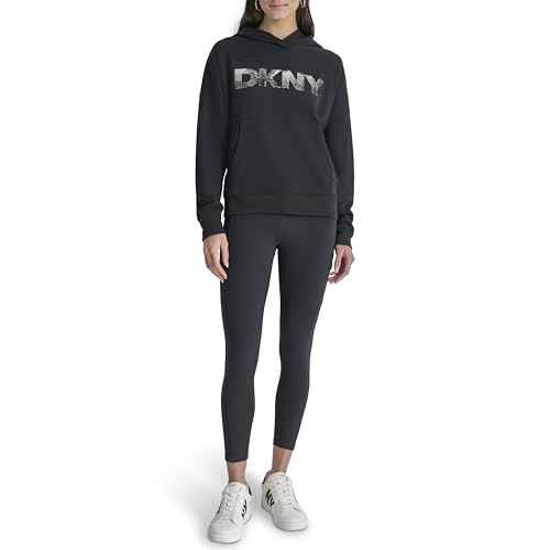 DKNY Women's Ombre Logo Hoodie Sweatshirt
