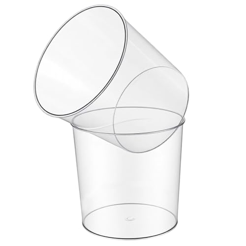 MUKLEI 16 Pack Plastic Ice Bucket, Clear Wine Cooler Bucket for Beer, Champagne,Beverage, Large wine bottle chiller for Pa...