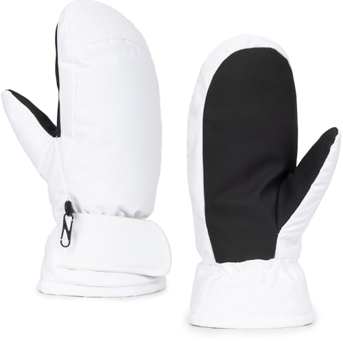 UTOWO Outdoors Winter Ski Mittens for Men Women - Warm Snow Mitts for Cold Weather Non-Slip Water-Repellent Gloves Windproof