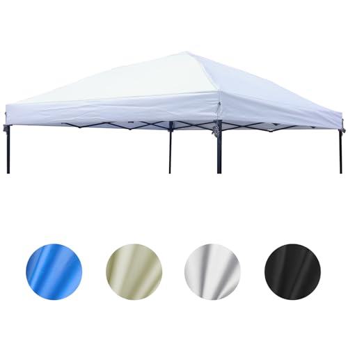 D&ONEHOS 10x10 Canopy Replacement Top, Waterproof Sunshade Canopy Tent Top Roof Cover for Outdoor Garden Patio Pavilion Su...
