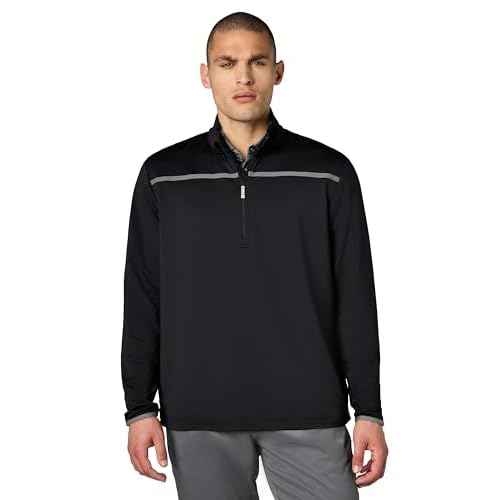 Callaway Men's Weather Series ¨ù Zip Mock Neck Pullover for Men, Extended Sizes, Men¡¯s Performance Apparel