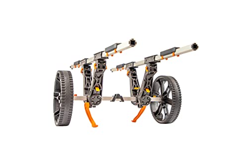 YakAttack Kayak Carts with Adjustable Frame & Wheel Options | All-Terrain, Sand & Solid Tire Variations | Durable Folding ...
