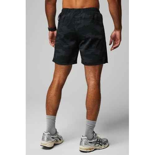 Fabletics Men's The One Short (Unlined), Training, Swimming, Lightweight, Quick-Dry, Zip Pocket, Stretch Woven