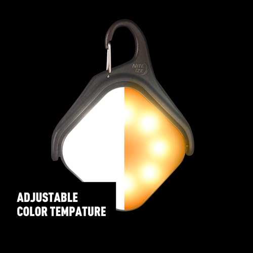 Nite Ize Radiant Revolve Rechargeable & Solar Lantern - Premium Solar Light for Camping Accessories & Backpacking Gear - W...