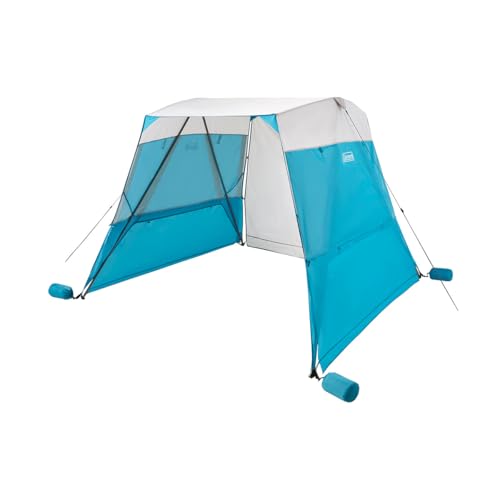 Coleman Backpack Sun Shelter, Portable 7x7ft Canopy Tent with Easy Setup, Lightweight Shade Tent for Beach, Park, Sideline...