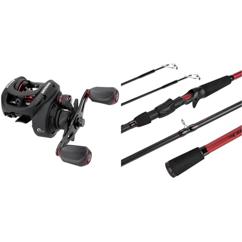 KastKing Brutus Baitcasting Fishing Reel, Left Handed & KastKing Royale Advantage,Casting Fishing Rods 7'MH
