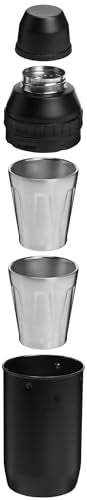 Stanley Happy Hour Cocktail Shaker Set 20 oz | Bartender Kit for Camping and Travel | Cocktail Drink Mixing Set with 2 Cup...