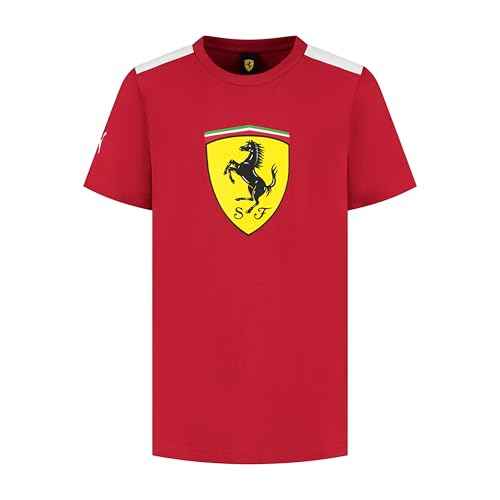 PUMA Scuderia Ferrari F1 Men's Tshirt with Large Scudetto Shield Logo