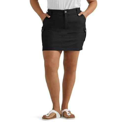 Lee Women's Plus Size Ultra Lux Comfort with Flex To Go Cargo Skort