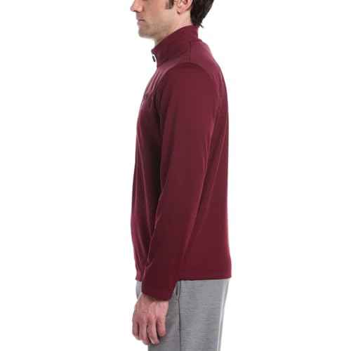 Callaway Quarter Zip Pullover Men Sweater, UPF 50 Sun Protection Long Sleeve Golf Pullovers for Men, Going Out Tops