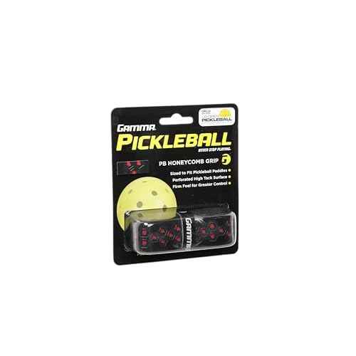 Gamma Honeycomb Cushion Grip for Pickleball Paddles, Moisture-Wicking Pickleball Replacement Grip, Premium Pickleball Equipment for Practice and Games