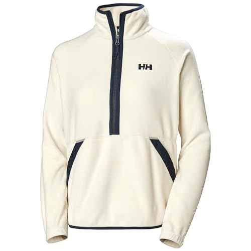 Helly-Hansen Rig Fleece 1/2 Zip Women's Cozy Outdoor Coat, Warm Layer for Hiking, Camping, and Everyday Adventures