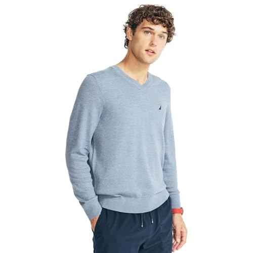 Nautica Mens Navtech V-Neck Sweater