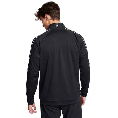 Under Armour Men's Storm Midlayer Half Zip, (002) Black/White/White, Large