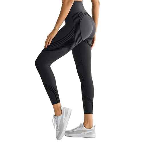 Orolay Premium 7/8 Leggings for Women Resistance Band Leggings Buttery Soft High Waisted Yoga Pants for Women Tummy Control