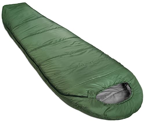 Amazon Basics -6.7°C(20°F) 추운 날씨용 미라 침낭, 208.3cm x 83.8cm(82인치 x