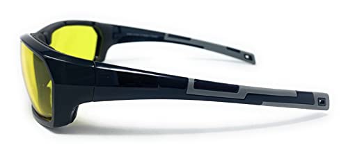 The Biker Motorcycle Padded Glasses Shades, Outdoor Sports Wrap Around Sunglasses