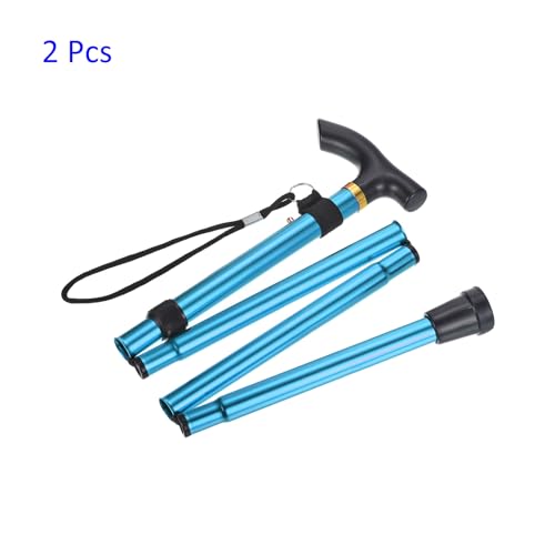 M METERXITY Trekking Poles - Collapsible Hiking Walking Sticks, Telescopic & Folding, Apply to Women Walking Backpacking