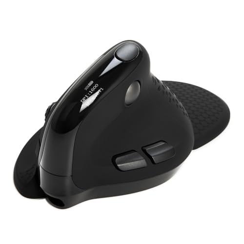DELUX Seeker Ergonomic Mouse Wireless, Vertical Mouse with OLED Screen, 6 Buttons&Thumb Wheel Function, Silent Click, Up t...