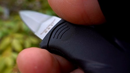 Smith & Wesson SWHRT3BF 7.5in High Carbon S.S. Full Tang Fixed Blade Knife with 3.5in False Edge Blade and TPR Handle for ...