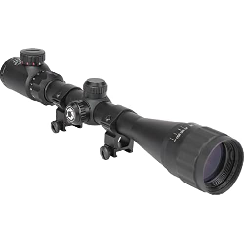 Barska Varmint Rifle Scope with Adjustable Objective for Hunting and Targeting